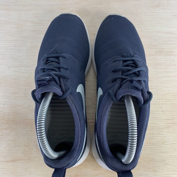 Nike Womens Roshe One Blue Running Shoes Sneakers (844994-404) Size 7 - Picture 6 of 9